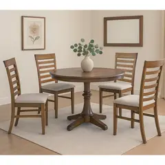 MSA MUEBLES SANTA ANA - Juego Comedor Pucón 4 Sillas Focus
