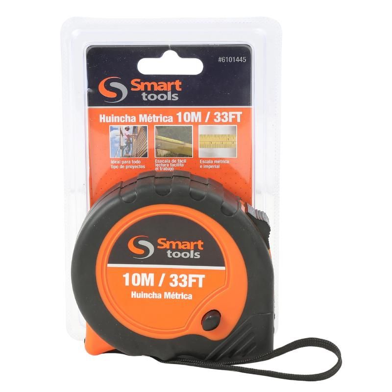 SMART TOOLS - Huincha Metrica 10mts X 25mm - Smart Tools