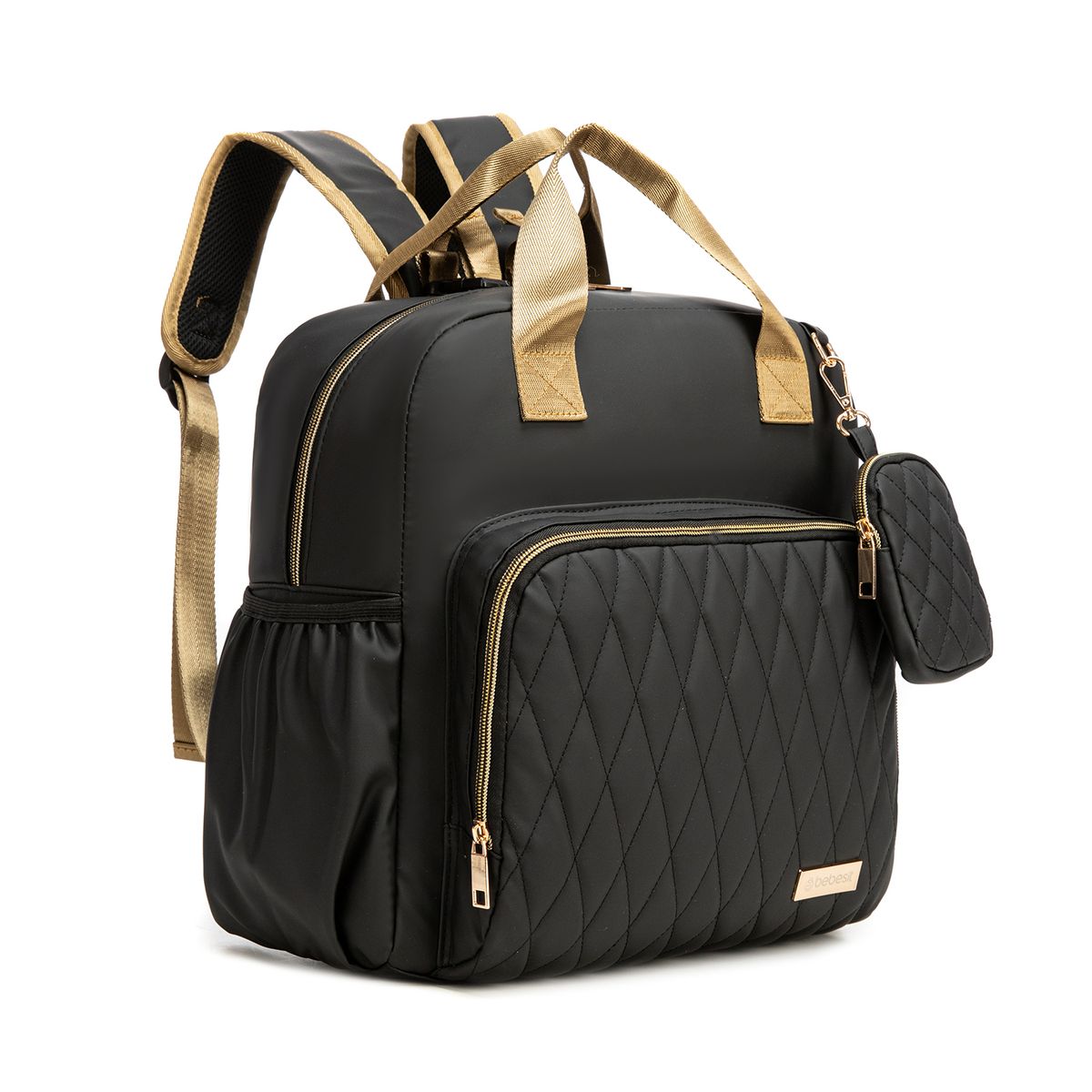 BEBESIT - Mochila Maternal Premium Black Gold