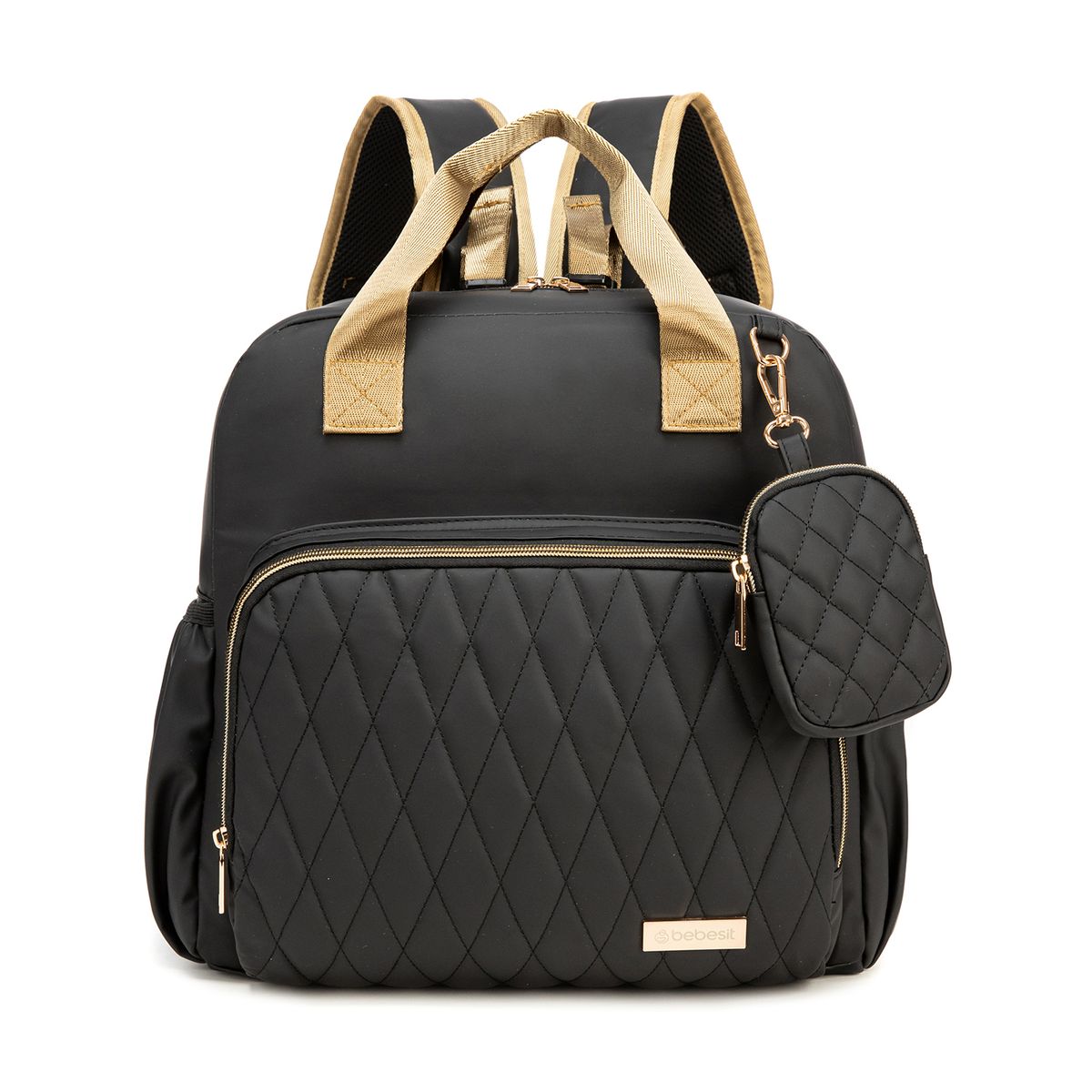 BEBESIT - Mochila Maternal Premium Black Gold