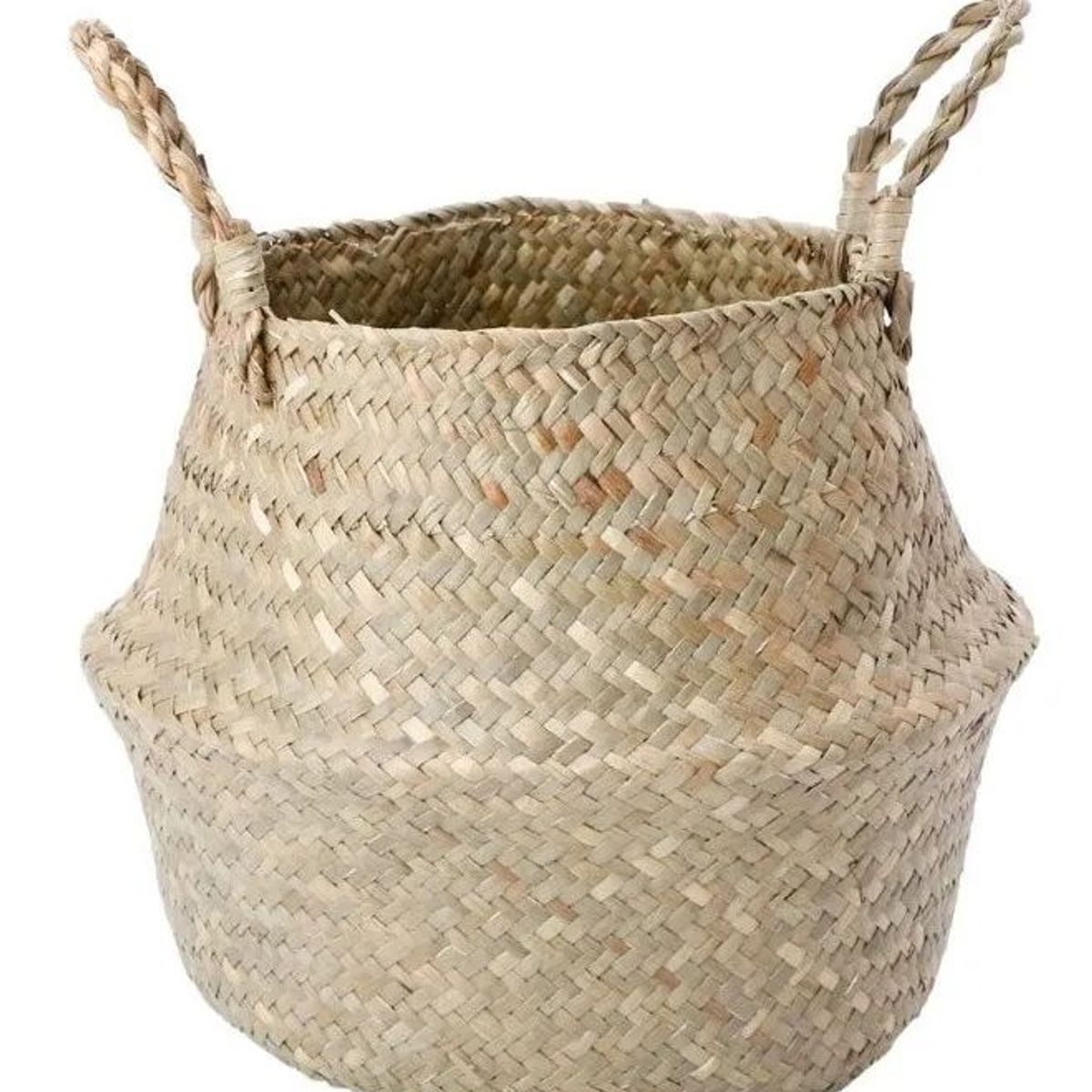 OEM - Macetero Cesto Canasto Maceta De Mimbre Plegable 2