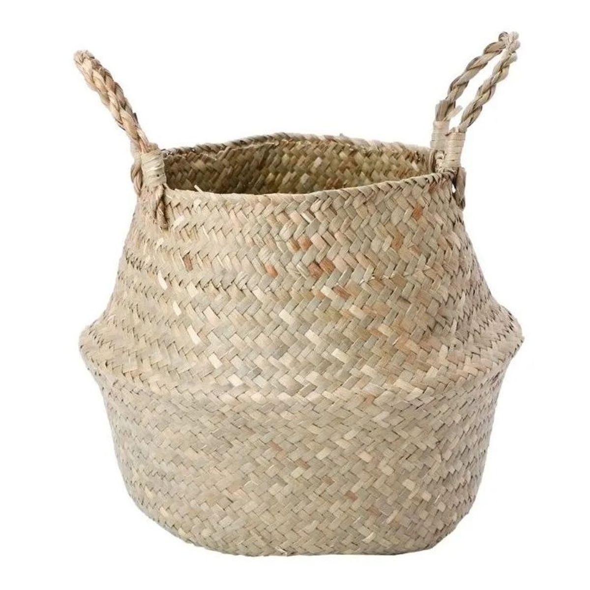 OEM - Macetero Cesto Canasto Maceta De Mimbre Plegable 2