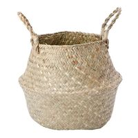 Macetero Cesto Canasto Maceta De Mimbre Plegable 2