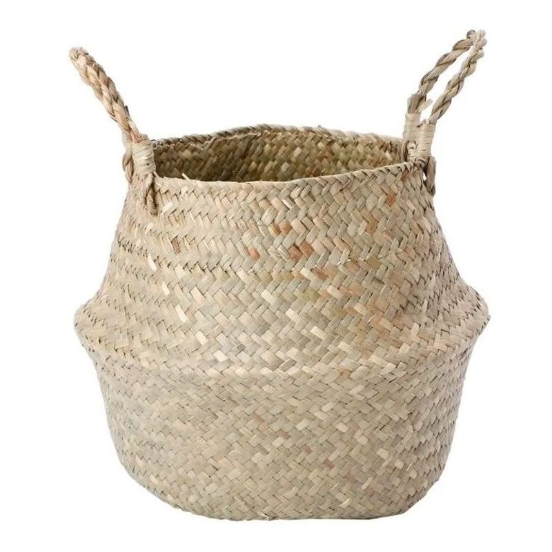 OEM - Macetero Cesto Canasto Maceta De Mimbre Plegable Grande 2