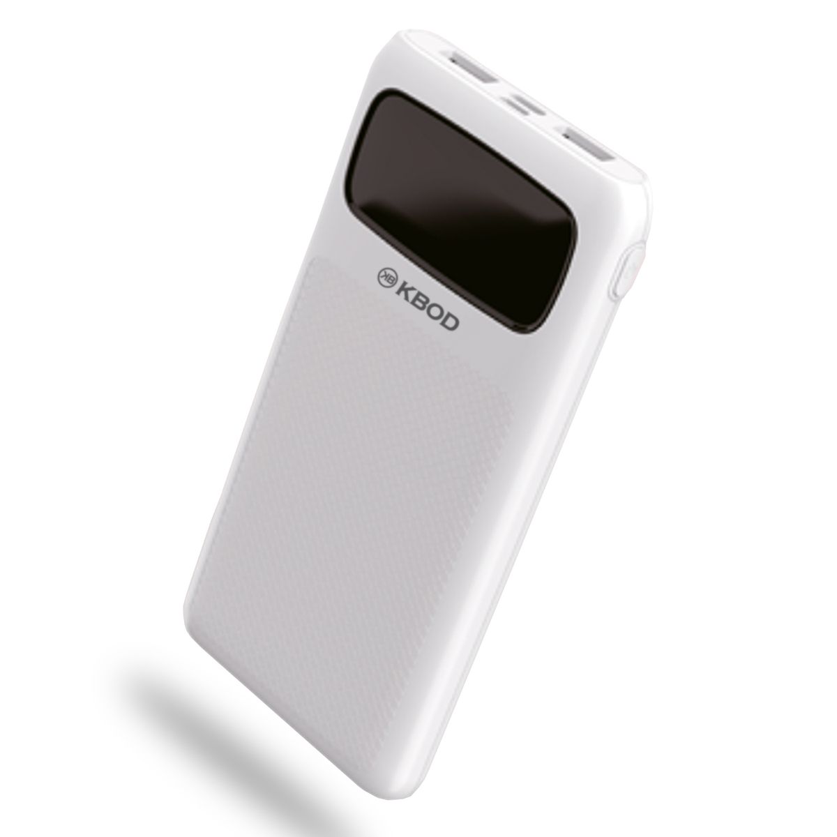 KBOD - Batería Externa Portatil Power Bank 10000mah Kbod PW07 2usb Blanco