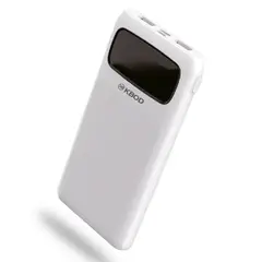 KBOD - Batería Externa Portatil Power Bank 10000mah PW07 2usb Blanco