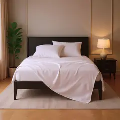 ARMONIA - Set De Sábanas 2 Plazas Lisas 800 Hilos Algodón Lisas