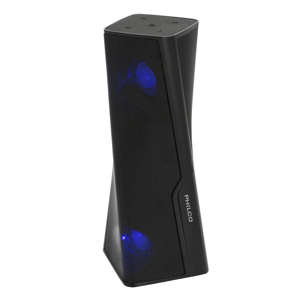 PHILCO - Parlante Portatil Philco Tower Rgb 265bk Wireless Radio Aux Negro