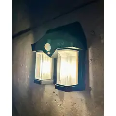 GENERICO - Apliqué Aura Solar - IP65 Luz Cálida Doble