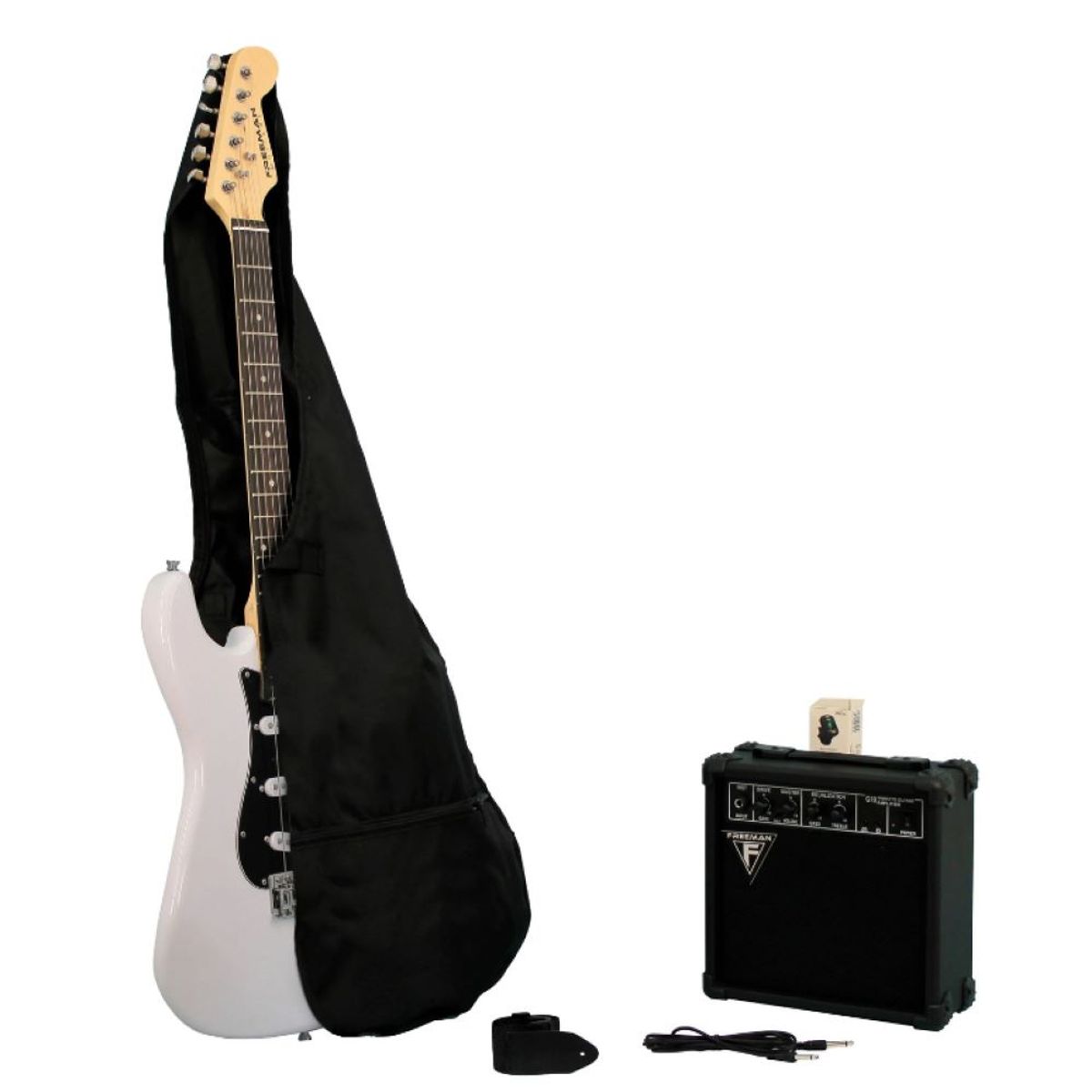 FREEMAN - Pack Guitarra Freeman RockStarter WH