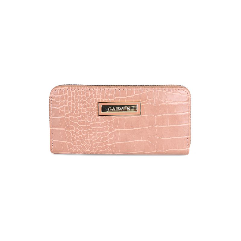 CARVEN - Billetera mujer Sofia rosada Carven Paris
