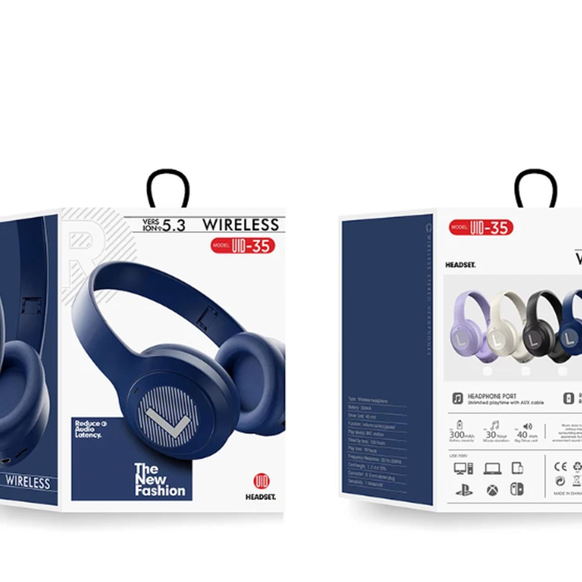 GENERICO - Audífonos Auriculares Bluetooth Headworn Uid-35 - Negro