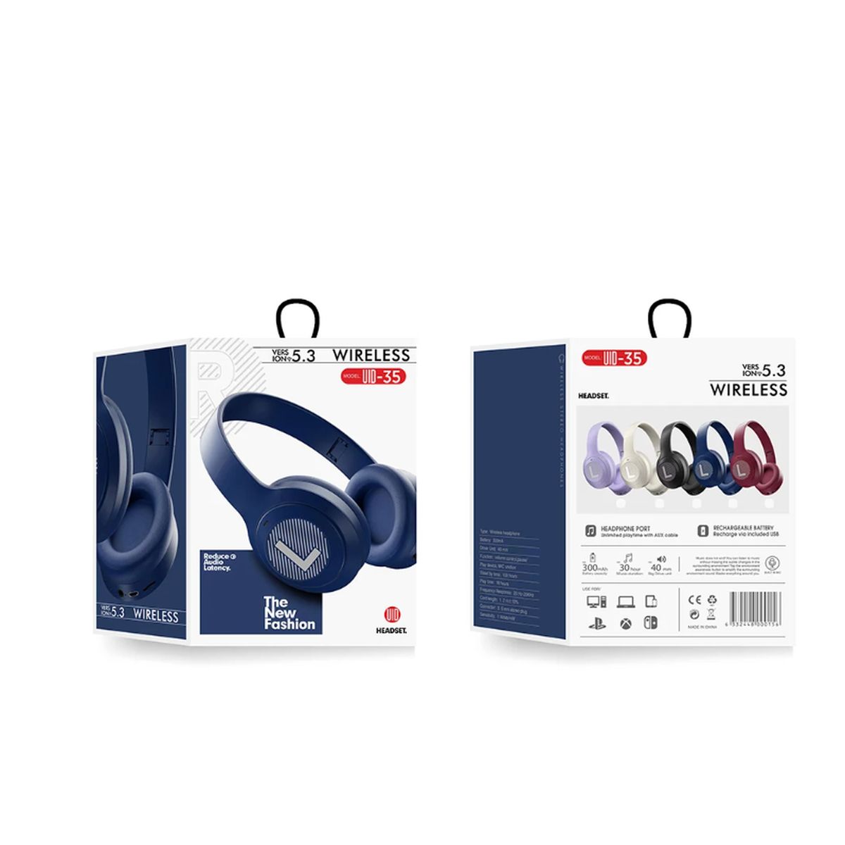 GENERICO - Audífonos Auriculares Bluetooth Headworn Uid-35 - Negro