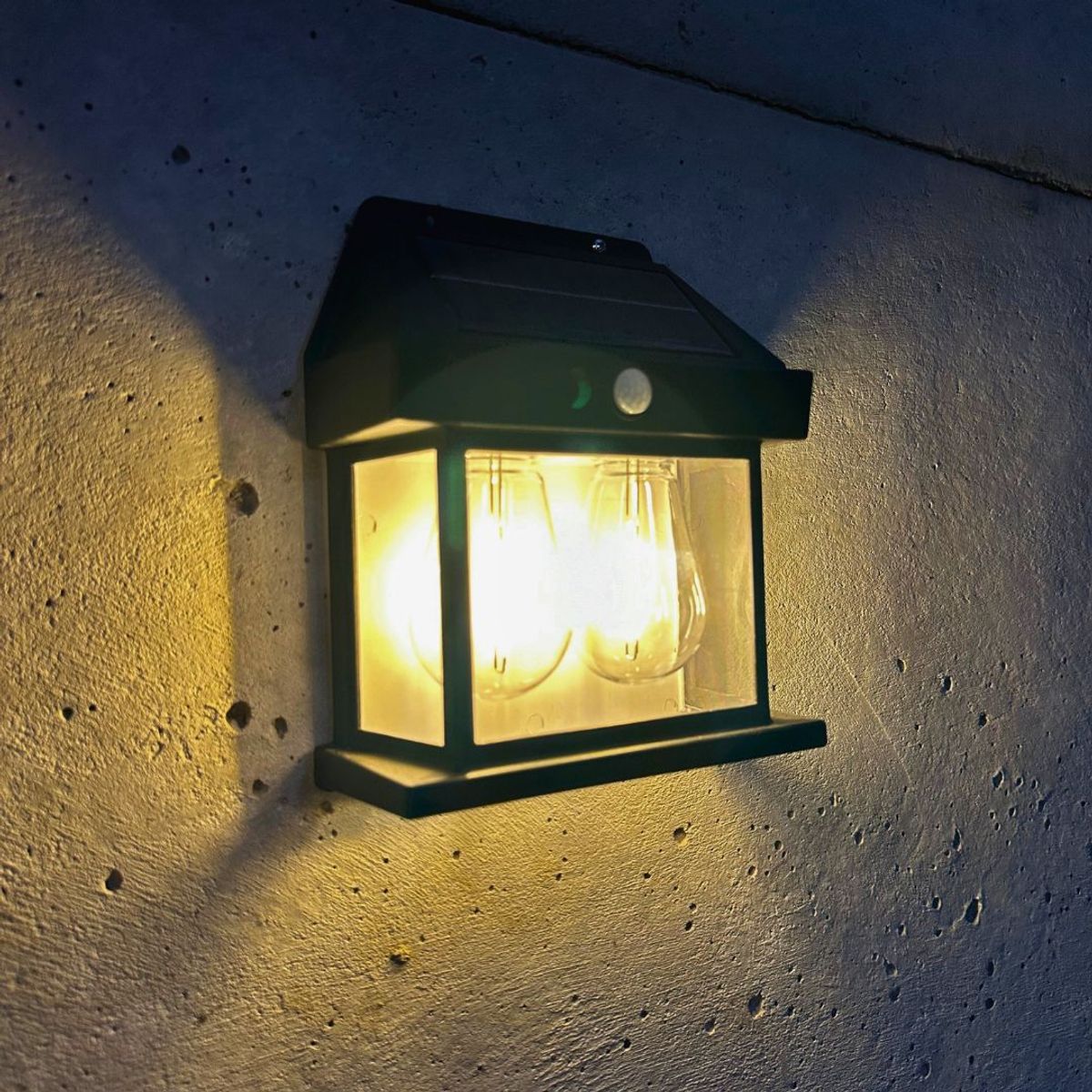 GENERICO - Apliqué Farol de Pared Solar - Doble