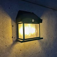 Apliqué Farol de Pared Solar - Doble