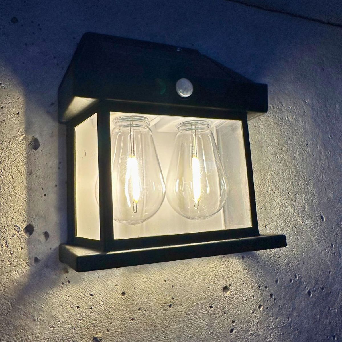 GENERICO - Apliqué Farol de Pared Solar - Doble