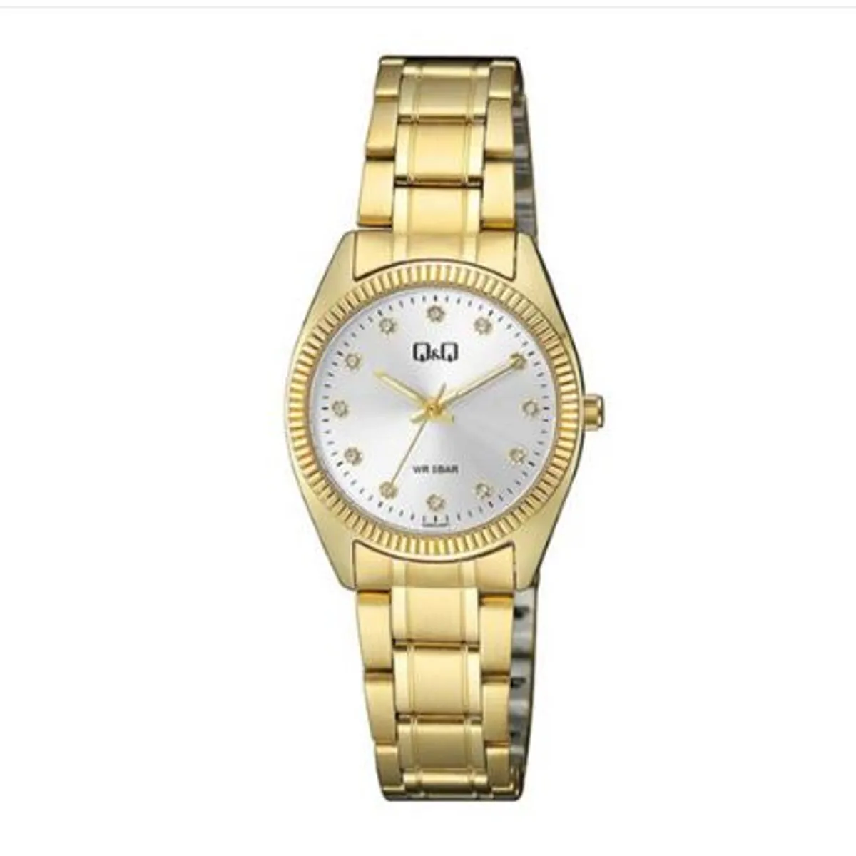 QYQ - RELOJ  MARCA QYQ QZ65J001Y MUJER ANALOGO METAL DORADO