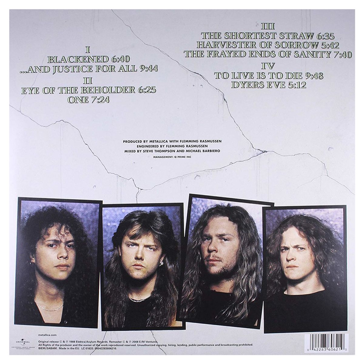 GENERICO - Metallica -…And Justice For All- Vinilo Doble