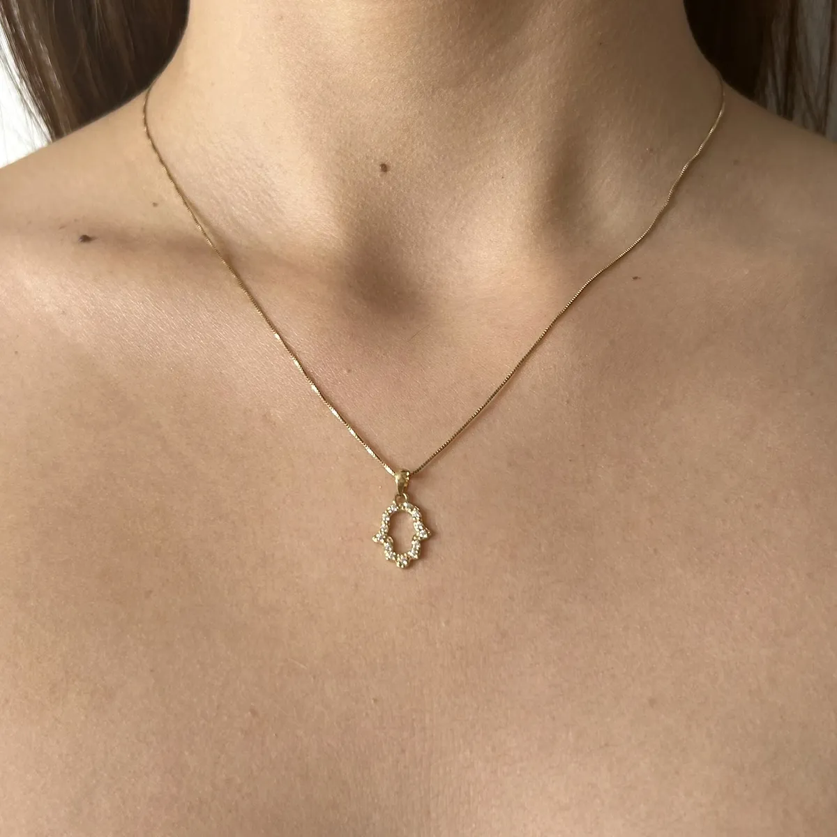 MASSE GIOIELLI - COLLAR FATIMA MASSE GIOIELLI  ORO ITALIANO 18K