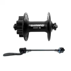 SHIMANO - Maza Buje HB-M475 Delantera MTB 36H Negra 6 Pernos