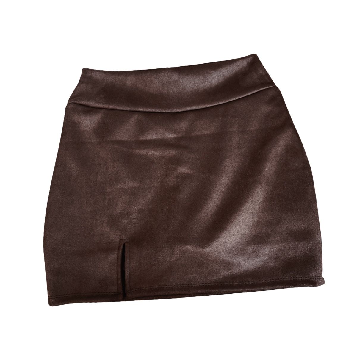 AAYO MODA - Falda Gamuza con Short Incorporado  Look Moderno y Nacional