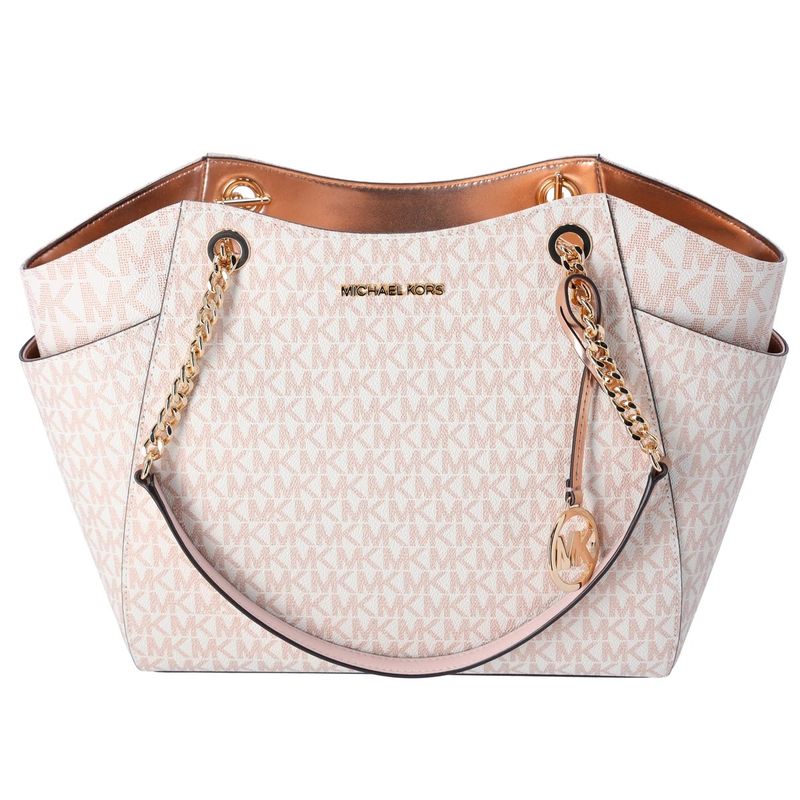 MICHAEL KORS - Cartera de mano Michael Kors Jet set travel mediana gold rose