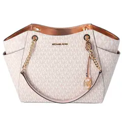 MICHAEL KORS - Cartera de mano Jet set travel mediana gold rose