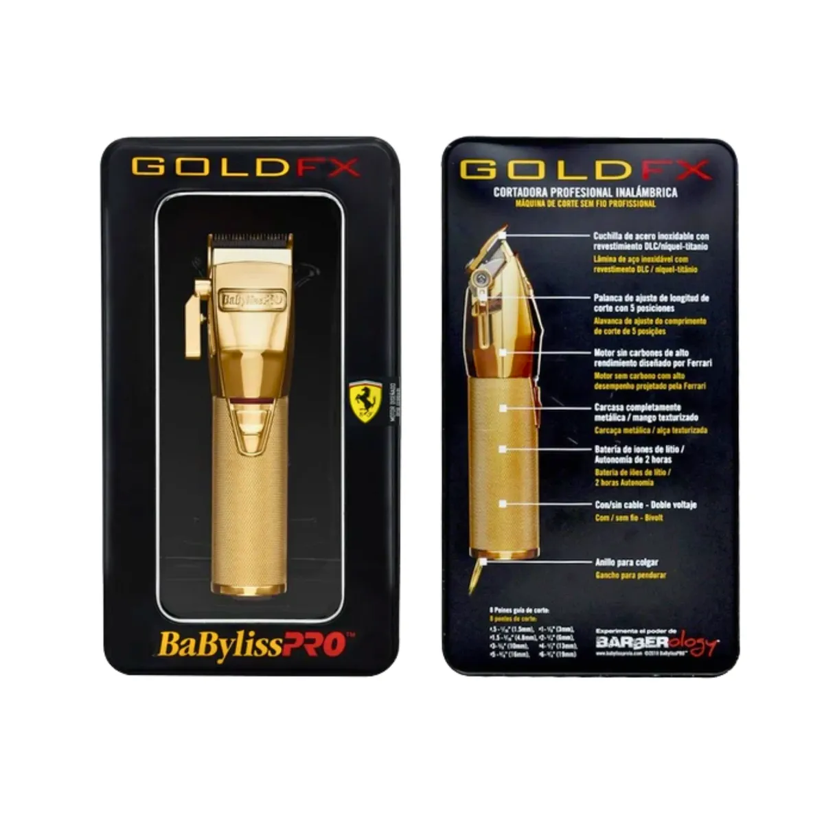 BABYLISS PRO - Cortadora de pelo Profesional BaBylissPRO GOLD B870GUZ