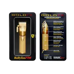 BABYLISS PRO - Cortadora de pelo BaBylissPRO GOLDFX corte profesional gold