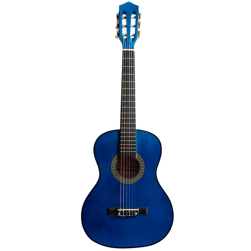 HENDRIX - Guitarra Clasica De Niño 30 Pulgad Madera Funda Hendrix Azul