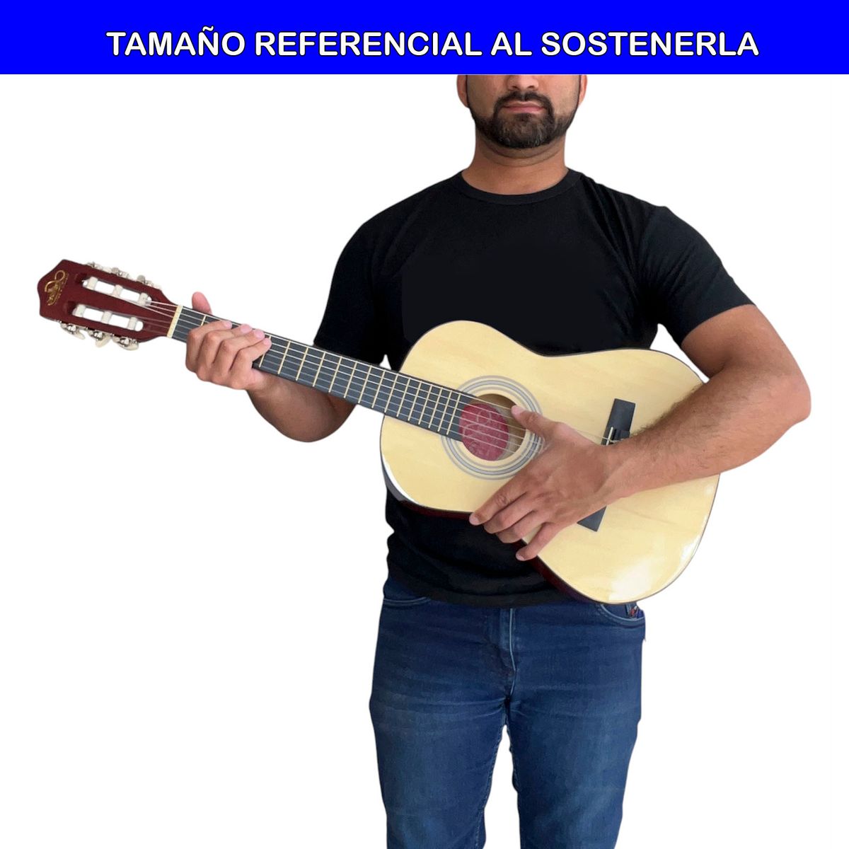 SEVILLANA - Guitarra Clasica Mediana 34 Pul Con Funda Sevillana Sunberts