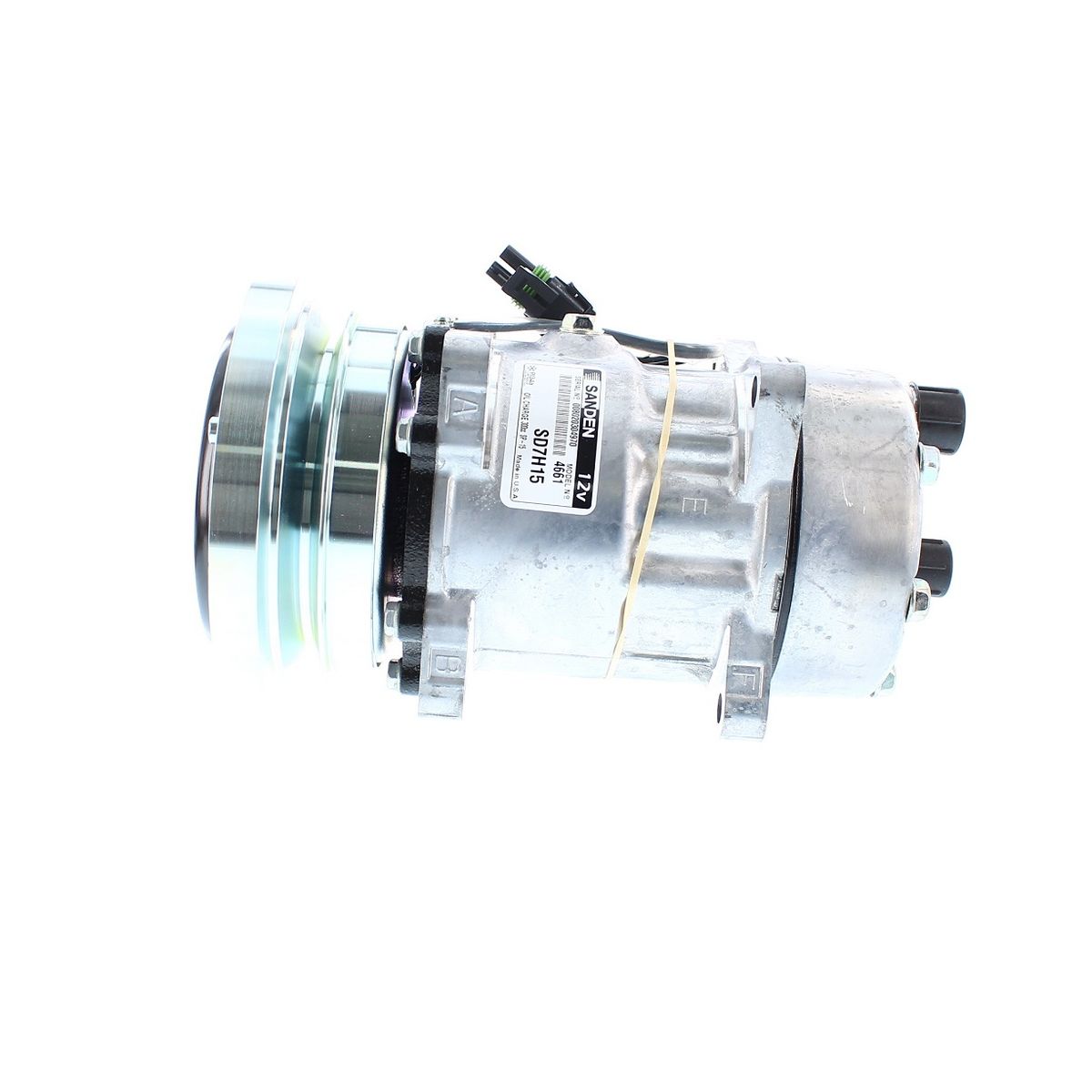 AMERICAN AIR - Compresor de Ac 7H15 1A 12V 138MM TAPA KC 4661 4480 SANDEN