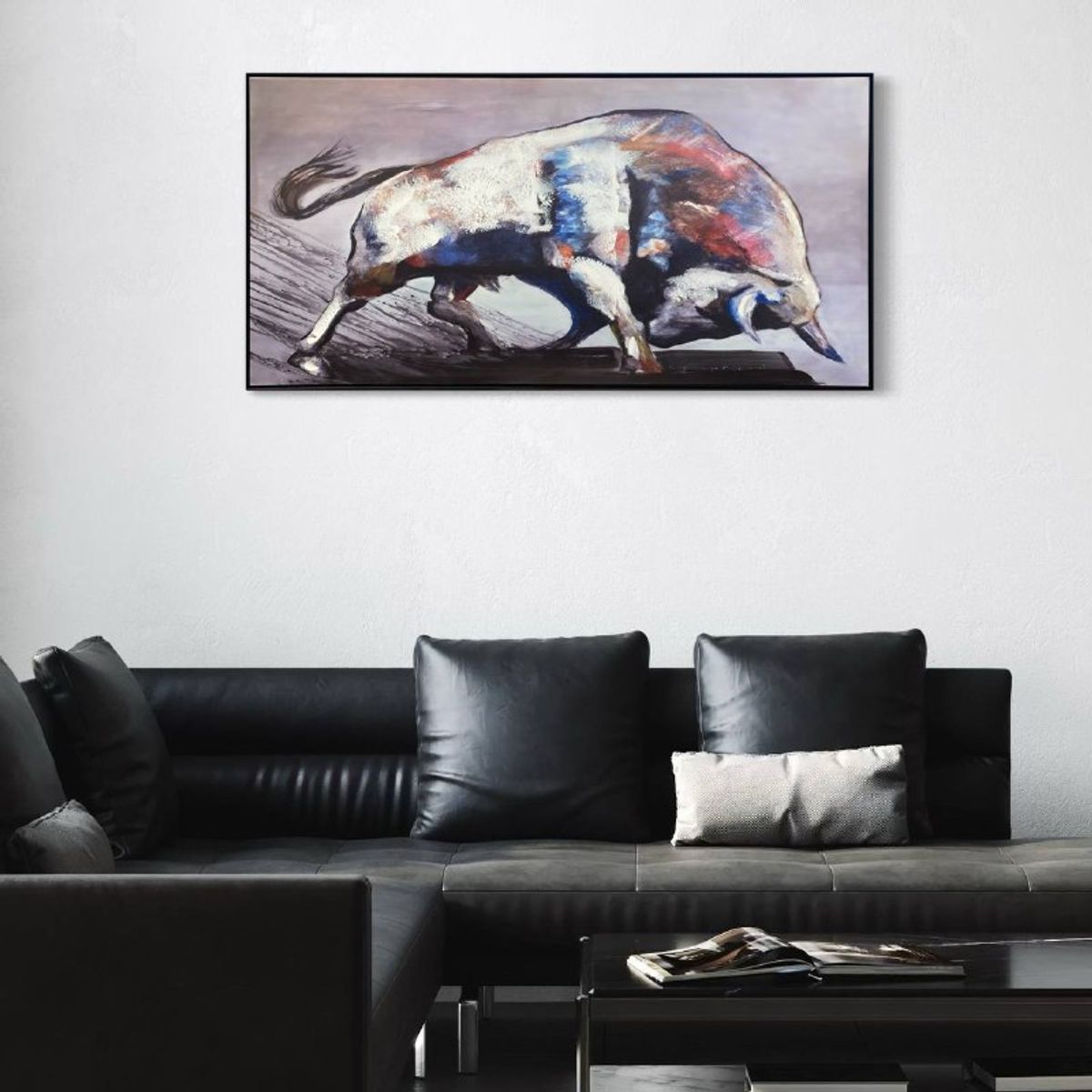 DEKAM DISEÑO - CUADRO TOROS 140X70 CMS