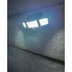 GENERICO - Apliqué Solar Max - 120W Luz Fría Sensor de Movimiento