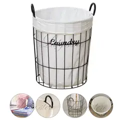 GENERICO - Canasto Cesto Organizador De Ropa Con Rejilla Multiuso