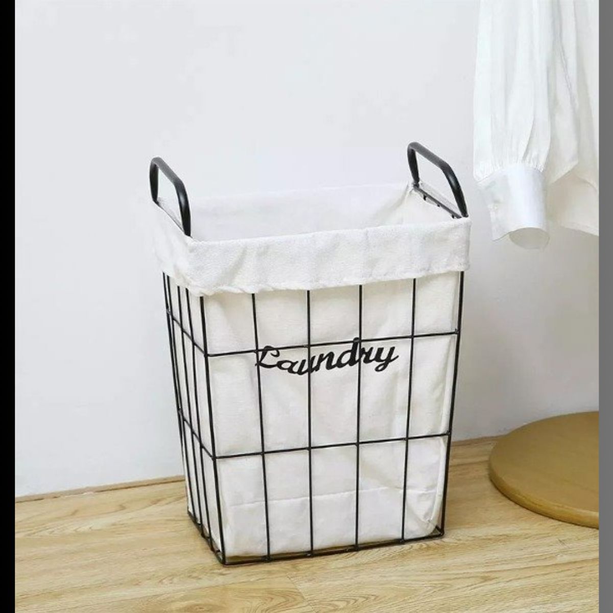 GENERICO - Canasto Cesto Organizador De Ropa Con Rejilla Multiuso