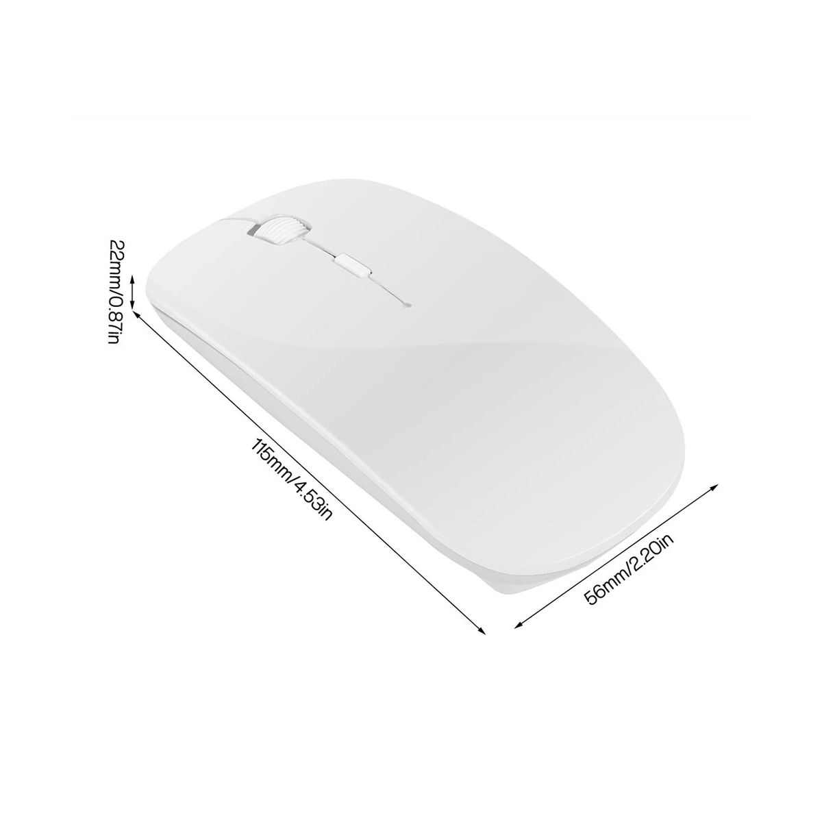 OEM - Mouse Optico Inalámbrico Slim DPI ajustable