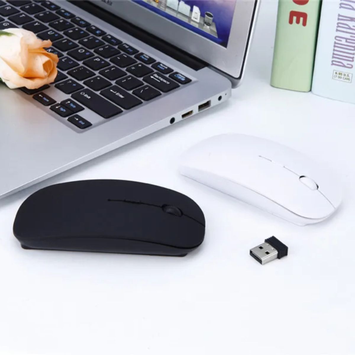 OEM - Mouse Optico Inalámbrico Slim DPI ajustable