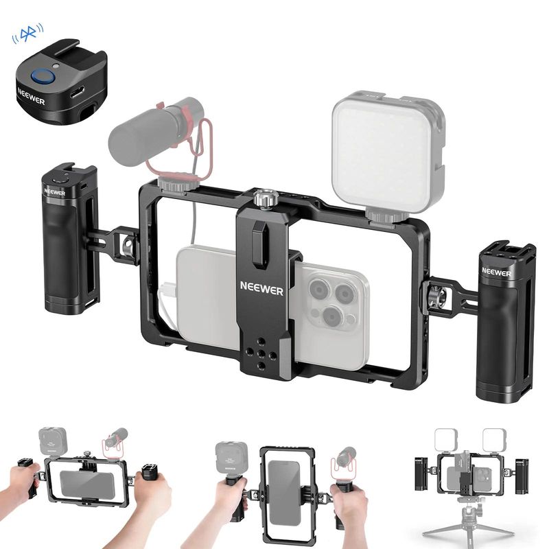 NEEWER - Soporte universal con jaula para teléfono NEEWER PA009E