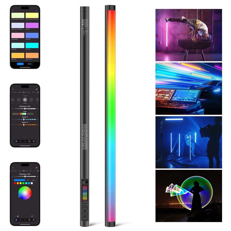 NEEWER - Tubo de luz RGB NEEWER TL90C de 30W