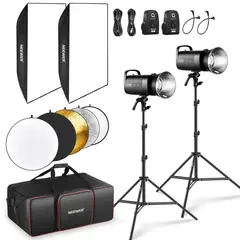 NEEWER - Kit de flash monolight de estudio S102-400W