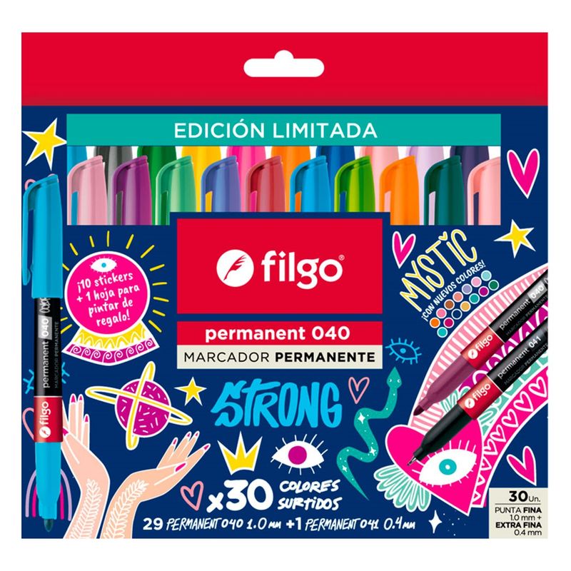 FILGO - Marcadores Permanente Filgo Strong Mystic