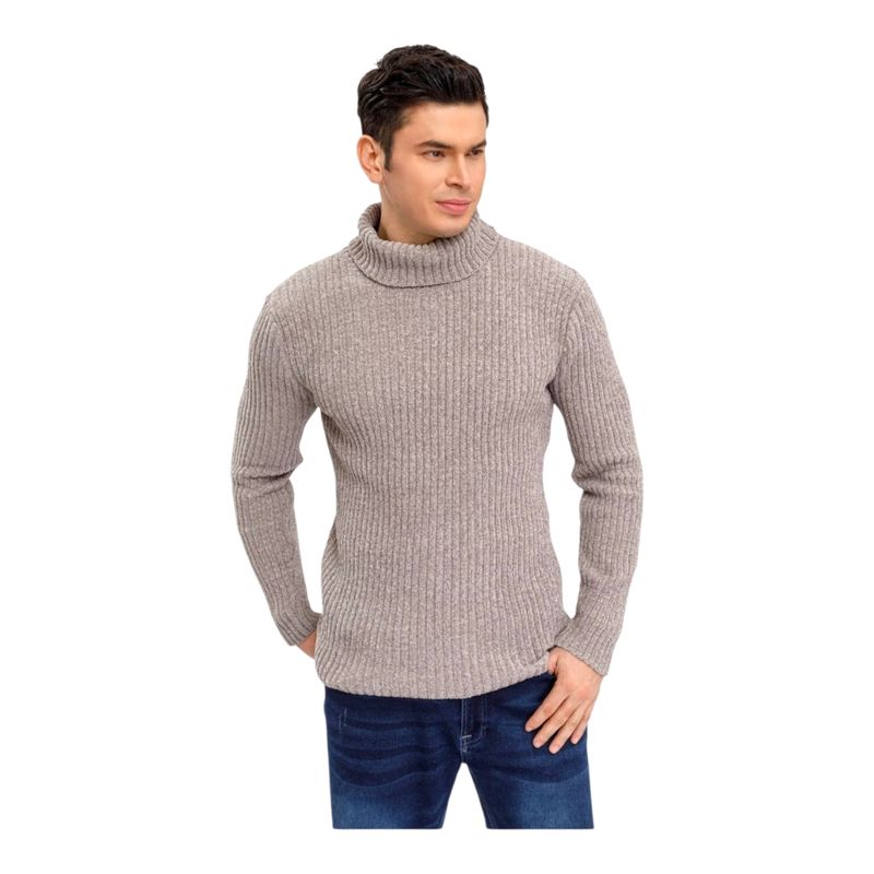 HERIEL - Sweater Grueso Tejido Chenille Hombre Beatle