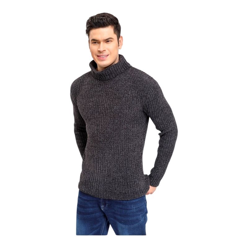 HERIEL - Sweater Grueso Tejido Chenille Hombre Beatle