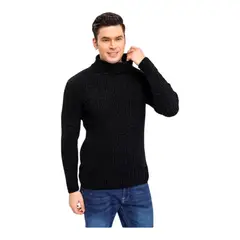 HERIEL - Sweater Grueso Tejido Chenille Hombre Beatle