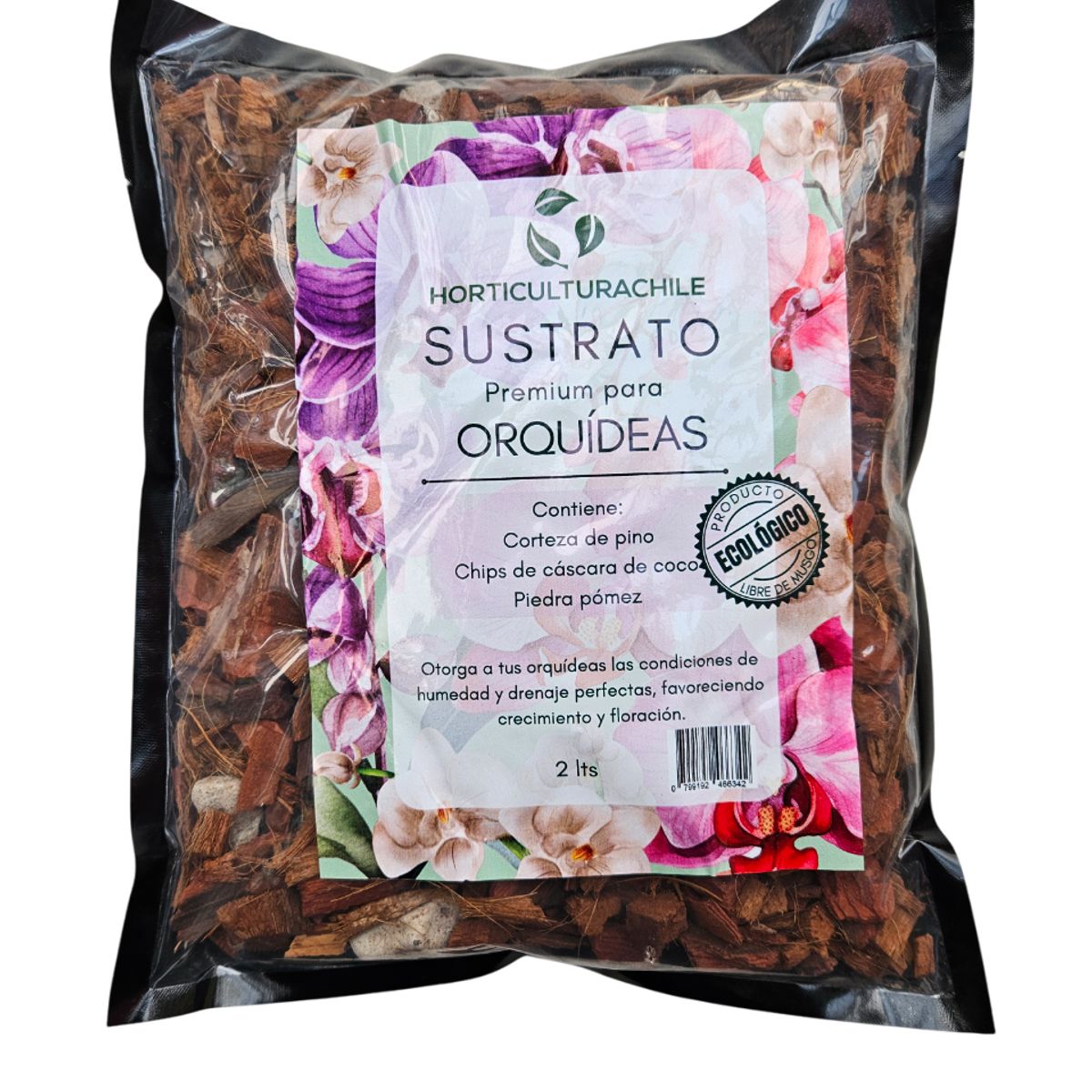 GENERICO - Sustrato Premium para Orquídeas. 2 Litros