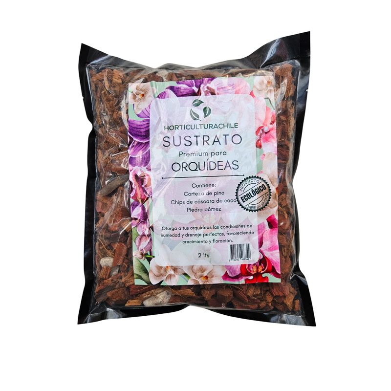 GENERICO - Sustrato Premium para Orquídeas. 2 Litros