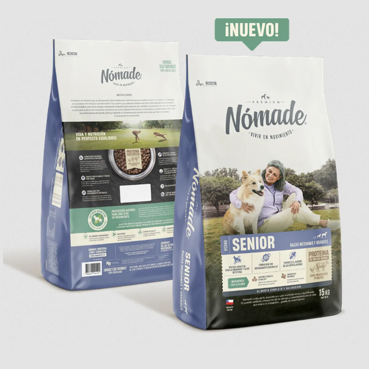 NOMADE - Alimento Senior Nomade 15KG