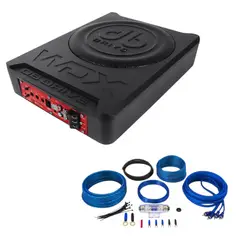DB DRIVE - Subwoofer Plano Amplificado Wdx-as10 900w+kit Cable