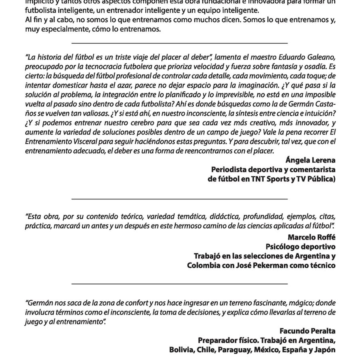 GENERICO - Libro El Entrenamiento Visceral - Tomo 1 - Germán Castaños